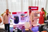 Mr. Yoshihiro Hashimoto together with mr. Kazuo Kito presenting the Clean & Comfort Solution products