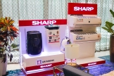 Sharp showcased their Plasmacluster Ion Technology which purifies the air with positive and negative ions, deactivates airborne mould, viruses, dust mite allergens and bacteria